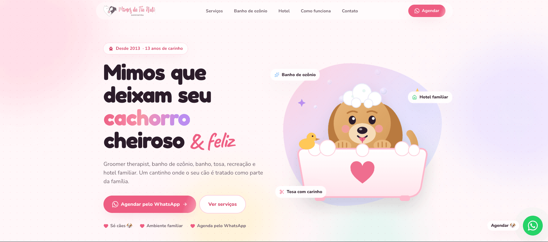 Mimos da Tia Nati - Pet Shop e Hotel
